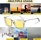VISOONE Blue Light Blocking Glasses Square - Image 4