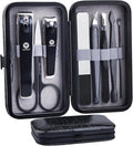 HANTEKAS Manicure Pedicure Set 8pcs Stainless Steel Nail Clippers Kit by HANTEKAS