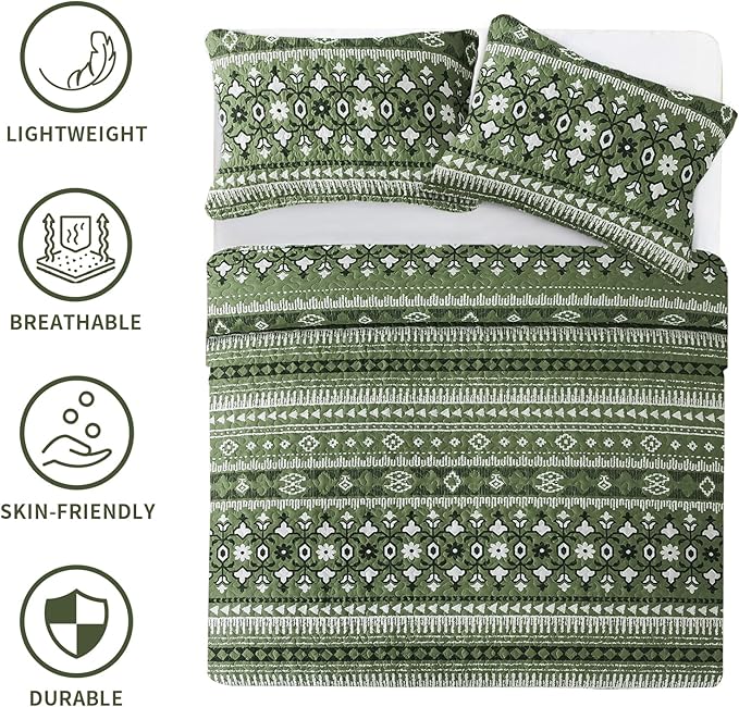 BEDIFANY Quilts King Size, Reversible Lightweight Bedspread - Image 6