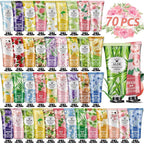 VESPRO 70 Pack Hand Cream Set, Mothers Day Gifts, Bulk Hand Lotion Travel Size by VESPRO
