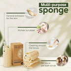 Chill Ah Natural Loofah Sponge Set – 100% Plant-Based, Biodegradable Bath - Image 5