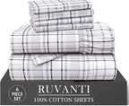 RUVANTI 6 Pcs Cotton Sheets by Ruvanti