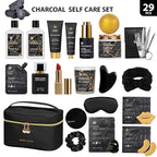 25 Pcs Bath & Body Gift Set for Women, Charcoal Skin Care Kit, Spa Gift Basket - Image 2