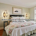 Piepooye Vintage Gold Wall Sconce - Image 4