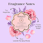 Spongellé French Lavender Daisy Spongette Bath Sponge | Built-in Body Wash & - Image 3