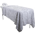ForPro Premium Designer Flannel 3-Piece Massage Sheet Set, Island Tranquility - Image 2