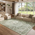 8×10 Machine Washable Rug for Living Room, Boho Vintage 8×10 Area by Hedwior