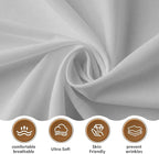 HBHLFZ Twin Flat Sheets Only 2 Pack - Image 5