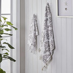 SKL Home Mirage Fringe 100% Turkish Cotton Hand Towel, 16x26 in - Image 5