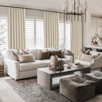 Topfinel Beige Curtains 96 Inch Long, Cream Pinch Pleated 100% Blackout Thermal - Image 8