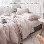Simple&Opulence 100% Washed Linen Duvet Cover - Image 5