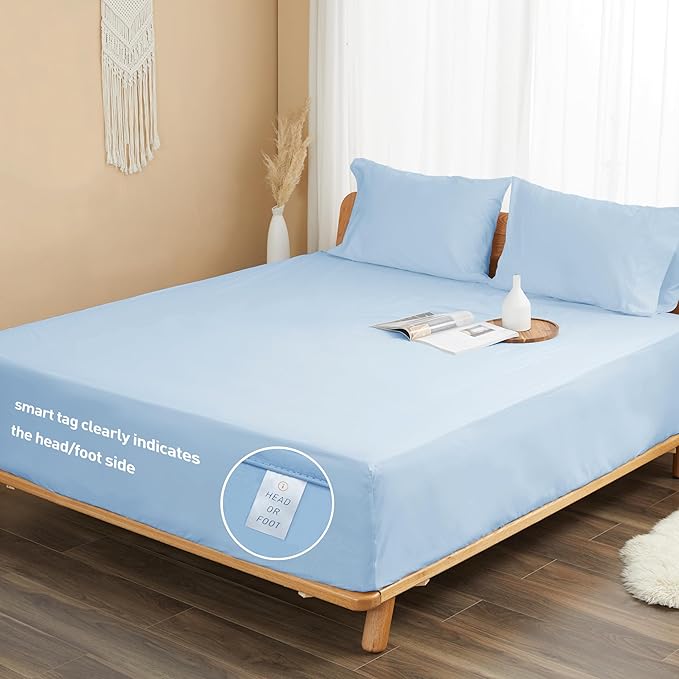 Sunflower California King Fitted Sheet, 1-Piece Extra Deep Pocket Fitted Bottom - Image 7