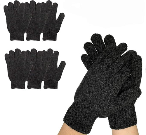 6Pairs Exfoliating Gloves by Rainmae