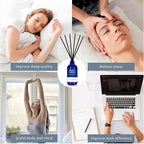 Xcleen Reed Diffuser Set with Sticks 3.7 Oz, Coconut & Milk Scented Fragrance - Image 6
