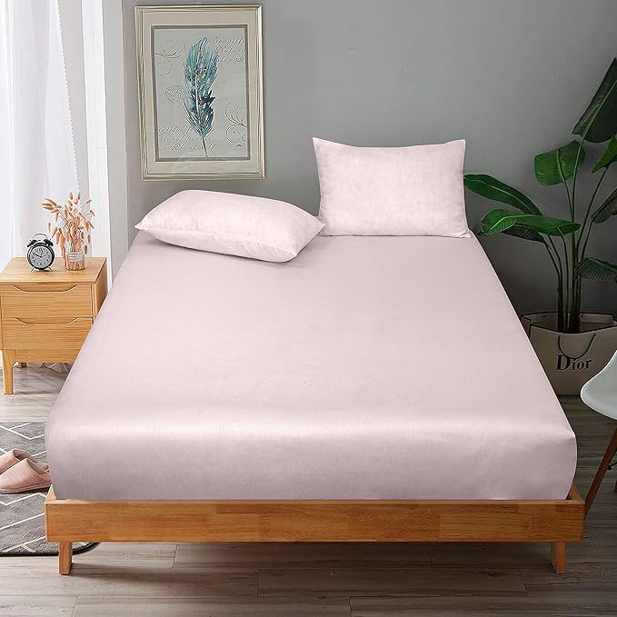 ROYALE LINENS 300 Thread Count 100% Long Staple Combed Cotton Fitted Sheet - Image 9