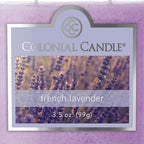 Colonial Candle French Lavender Scented Jar Candle, 2 Wick, 3.5 oz, Mottled Wax - Image 6