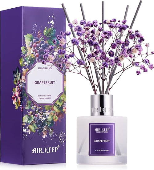 Airkeep Reed Diffuser Set, 3.38 fl oz by Airkeep