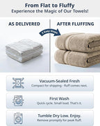 LANE LINEN 100% Cotton Large Bath Towels - Image 3
