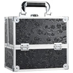 FRENESSA Makeup Train Case Cosmetic Box Portable Makeup Case Organizer 4 Trays by Frenessa