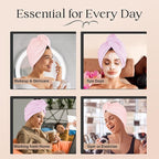 Cotton Hair Towel Wrap for Women/Kids | Quick Dry, Soft & Absorbent 420 GSM - Image 7