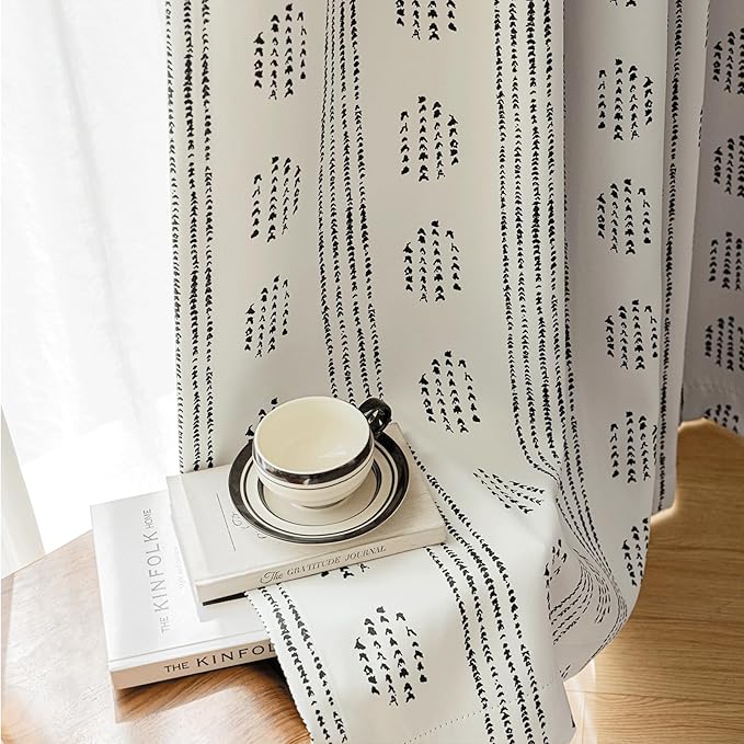 100% Boho Blackout Curtains 96 Inches Long - Image 7