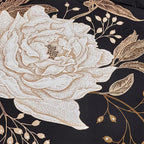 MKXI Bold Floral Black Duvet Cover Full Bedding Set Luxurious Premium Cotton - Image 6