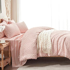 Zzlpp Queen Comforter Set 7 Pieces, All Season Boho Bedding Sets - Image 3