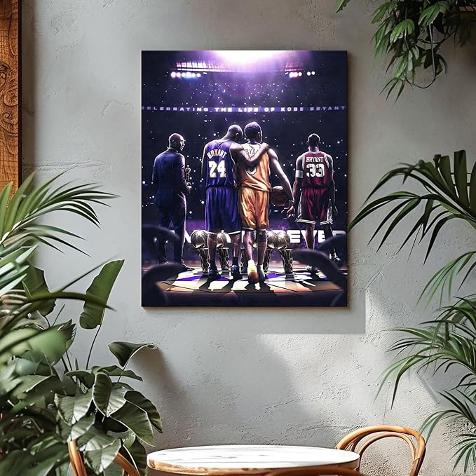 Kobe Bryant Legacy Canvas Wall Art Print Poster, Iconic Inspirational Sports - Image 4