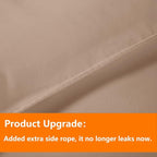 TAIMIT Beige Queen Size Comforter Set - Image 3