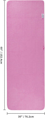 POLYTE 430 GSM Microfiber Oversize Quick Dry Lint Free Bath Towel, 60 x 30 in - Image 3