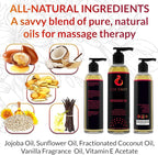 Body Massage Oil: Massage Oil for Massage Therapy, Premium Massaging Oil-Lush - Image 2