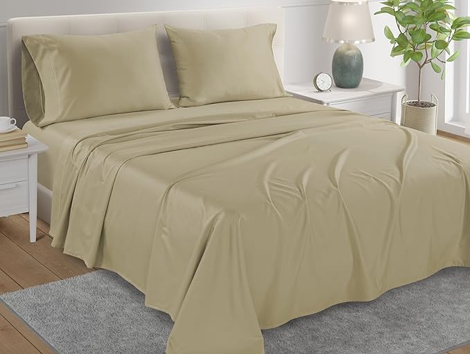 Bed Sheets King Size Sheets Set, 800 Thread Count Sateen Weave King Size - Image 3