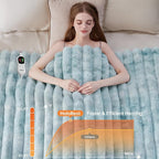 Heated Throw Blanket, Faux Fur Cozy Heating Blanket - Image 4