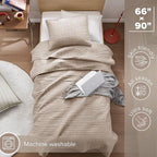 Comfort Spaces Kienna Quilt Set- Double Sided Stitching Design Summer Blanket - Image 3
