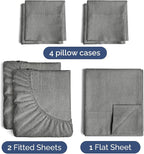 Split King 7 Piece Sheet Set - Image 2
