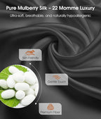 MUSICOZY 3D Silk Bluetooth Sleep Mask Headphones, Mulberry Silk Eye Mask - Image 3