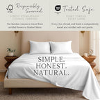 Karissa Mae Cooling Bamboo Viscose Queen Size Pillowcase Set | 100% FSC - Image 4