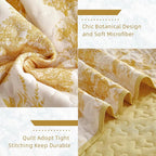 WONGS BEDDING Botanical Quilt Set King Size - Image 6