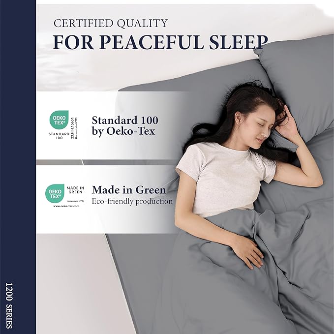 100% Egyptian Cotton Queen Size Sheets Set - Image 6