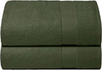Belizzi Home Premium Cotton Oversized 2 Pack Bath Sheet 35x70-100% Pure Cotton by Unknown