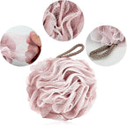 Fu Store Loofah Sponge Shower Loofahs 50g Bath Sponges Mesh Balls 4 Colors - Image 3