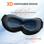 See-Through Sleep Mask with Removable Blackout Strip, Peek-a-Boo Window - Image 5