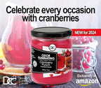 Cranberry Punch Odor Eliminating Highly Fragranced Candle - Image 5