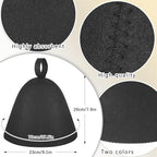 JaGely Sauna Hat for Men Women Sauna Hat Vaporarium Cap Russian Banya Cap for - Image 2