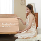 Sunflower Queen Fitted Sheet, 1-Piece Extra Deep Pocket Fitted Bottom Sheet 22" - Image 2
