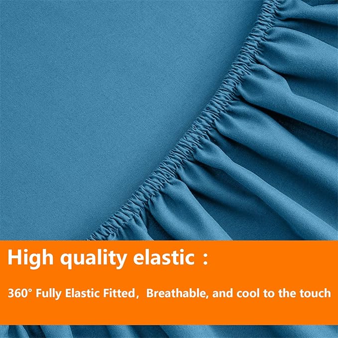 TAIMIT Teal Full Size Comforter Set - Image 6