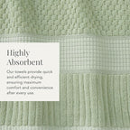 NY Loft 100% Cotton Hand Towel 6 Pack Hand Towel Set | Super Soft & Absorbent - Image 7