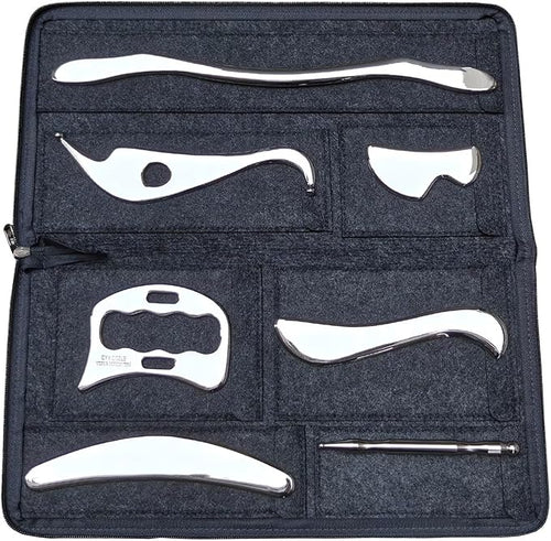 7 in 1 Stainless Steel Muscle Scraper Tool Set IASTM Tool by GYXCOELEIASTMTOOL