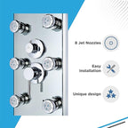 Blue Ocean 52" Aluminum SPA392M Shower Panel Tower System - Image 3