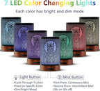 EQUSUPRO Essential Oil Diffuser 150ml Metal Aromatherapy Oil Diffuser - Image 3
